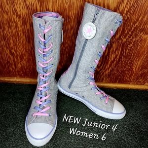 RARE NEW Vintage Converse All Star calf high X-HI Junior 4/ Women 6